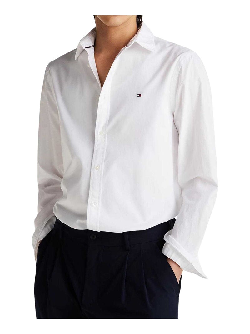 Tommy Hilfiger - Chemise motif/style uni Blanc - Kiabi