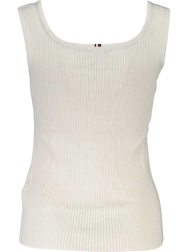 Tommy Hilfiger - Débardeur motif/style côtelé Beige - Kiabi