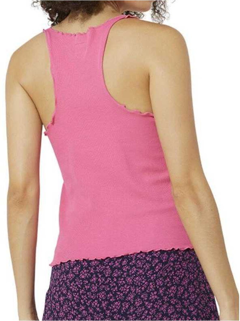 Tommy Hilfiger - Débardeur motif/style Logo brodé Rose - Kiabi