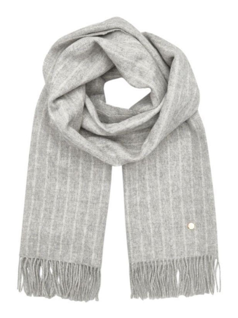 Tommy Hilfiger - Écharpe style À rayures TH ELEVATED Gris - Kiabi