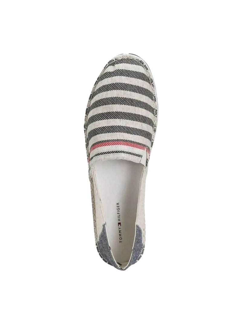 Tommy Hilfiger - Espadrilles motif/style rayé Beige - Kiabi