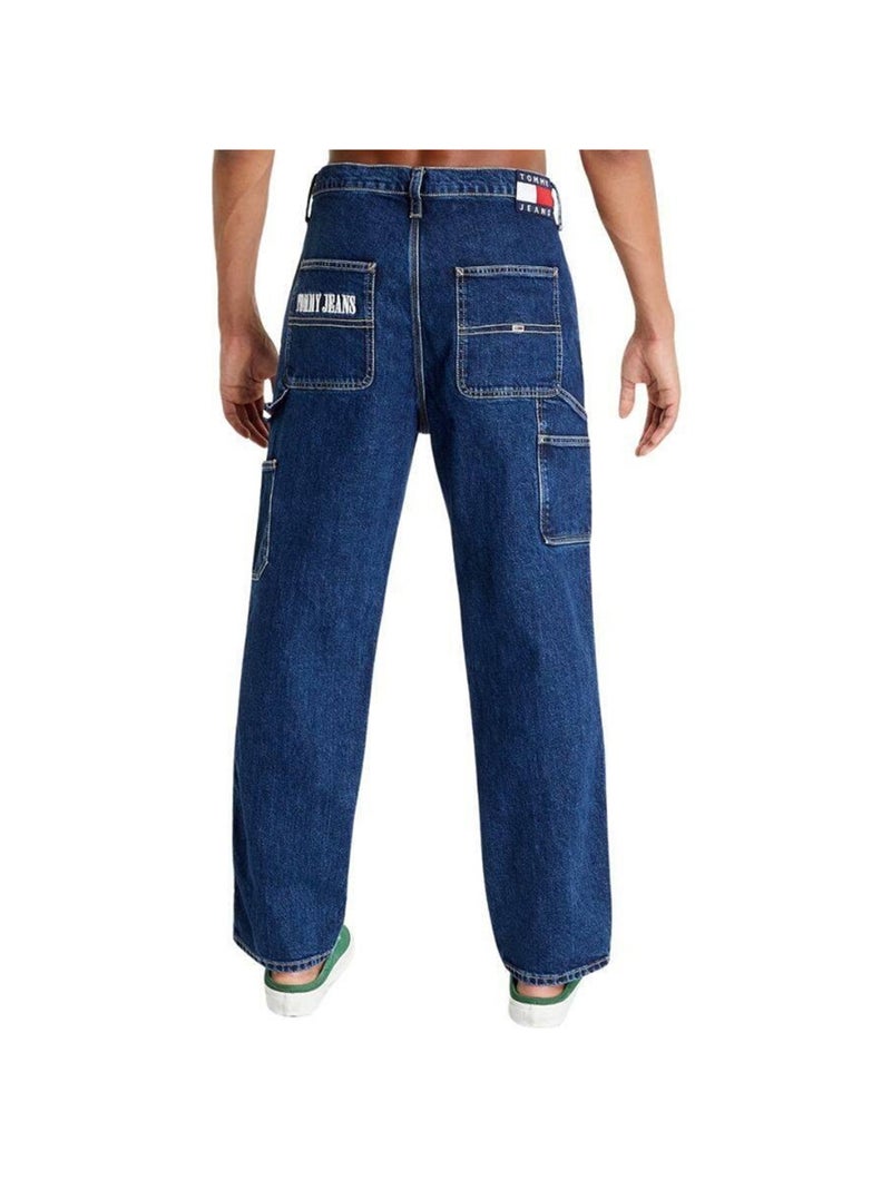 Tommy Hilfiger - Jean motif/style logo Bleu marine - Kiabi