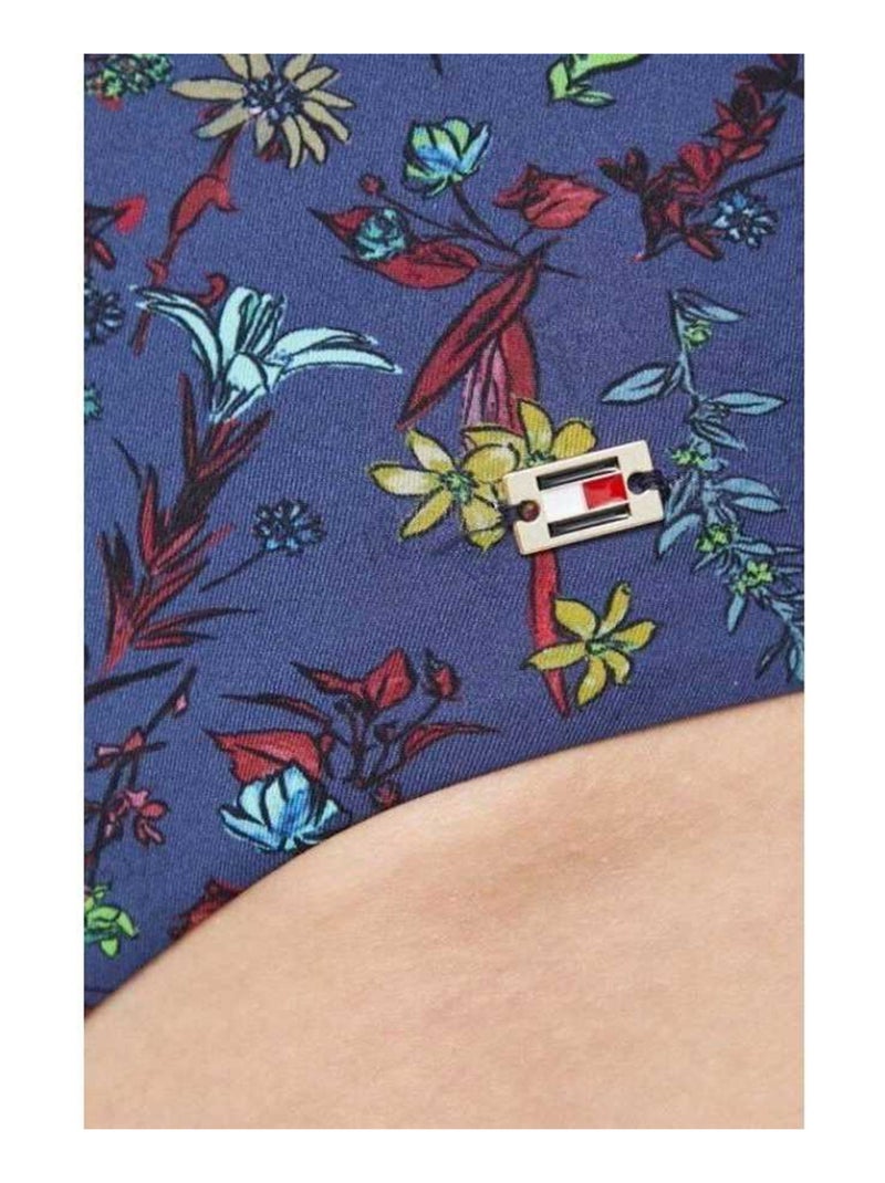 Tommy Hilfiger - Maillot de bain 1 pièce motif/style Floral Bleu marine - Kiabi