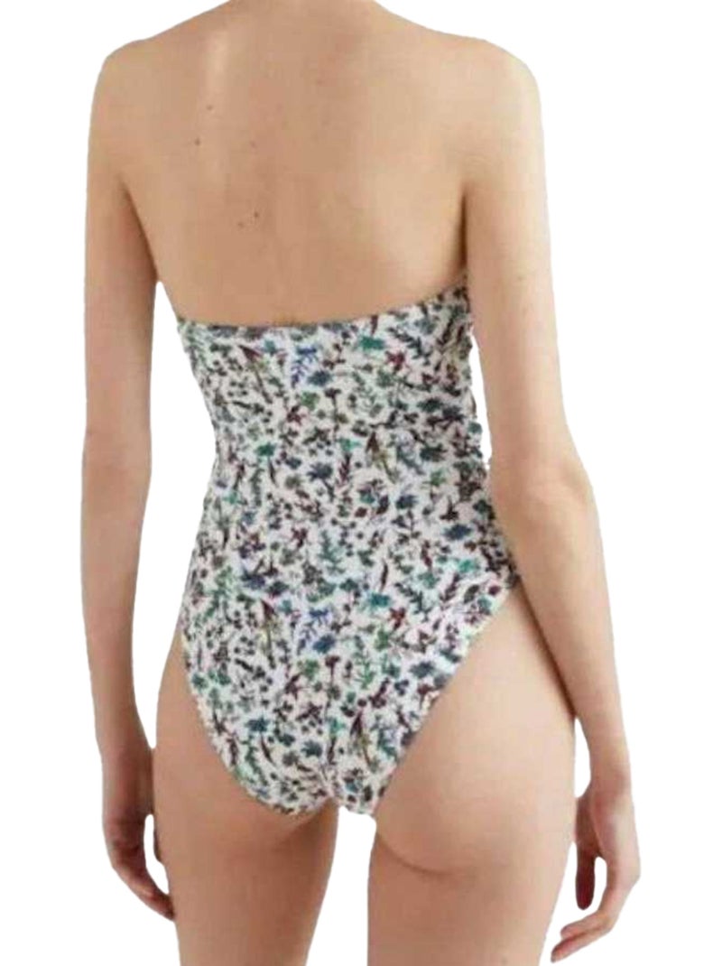 Tommy Hilfiger - Maillot de bain 1 pièce motif/style imprimé Blanc - Kiabi
