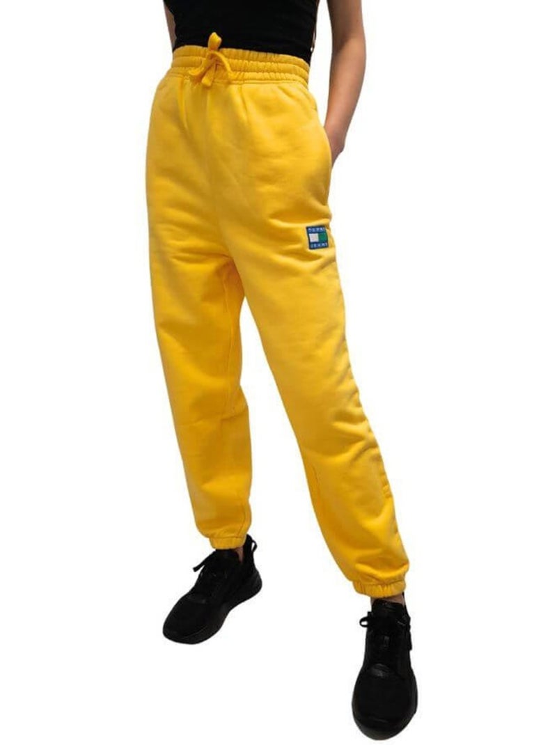 Tommy Hilfiger - Pantalon de jogging motif/style uni Jaune - Kiabi