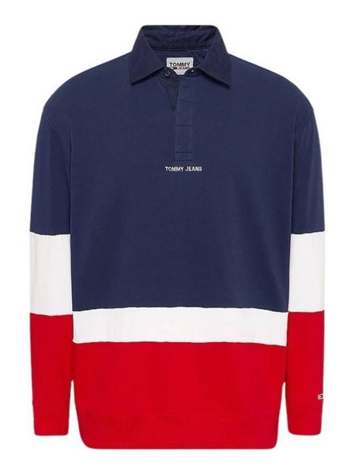 Tommy Hilfiger - Polo manches longues motif/style blocs de couleurs - Kiabi