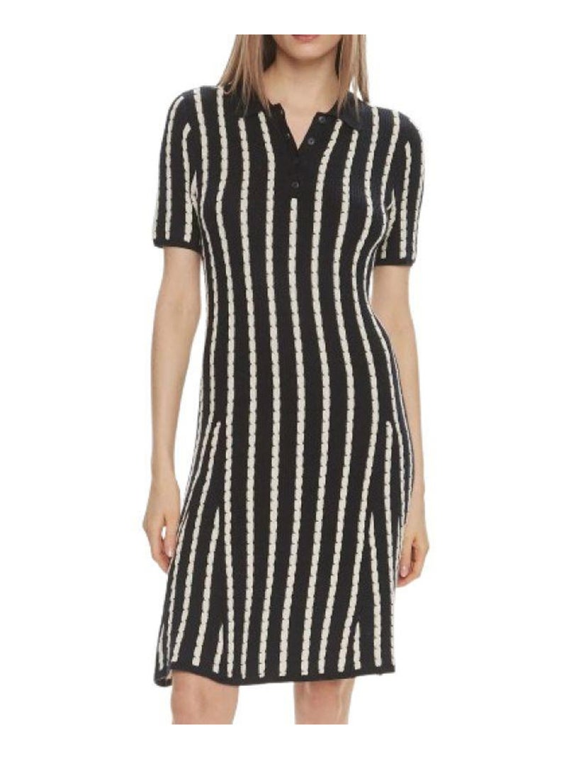 Tommy Hilfiger - Robe manches courtes Blanc Bleu - Kiabi