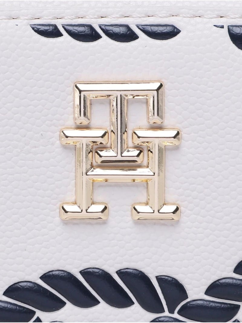 Tommy Hilfiger - Sac à main motif/style Corde TIMELESS Blanc Bleu - Kiabi