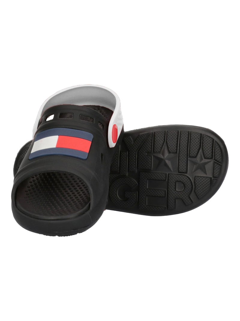 Tommy Hilfiger - Sandales motif/style Détail contrasté Noir - Kiabi