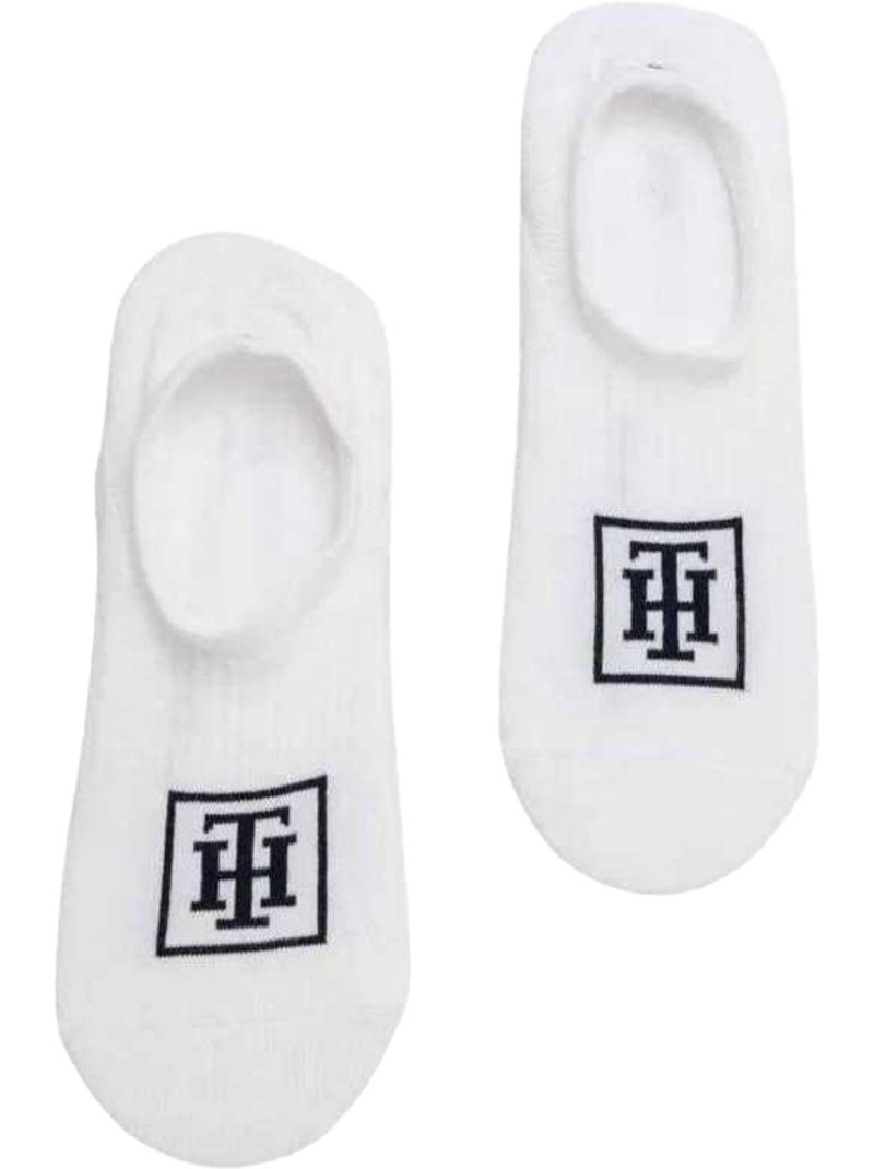 Tommy Hilfiger - Socquettes motif/style logo Blanc - Kiabi
