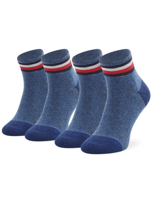 Tommy Hilfiger - Socquettes motif/style rayures contrastées - Kiabi