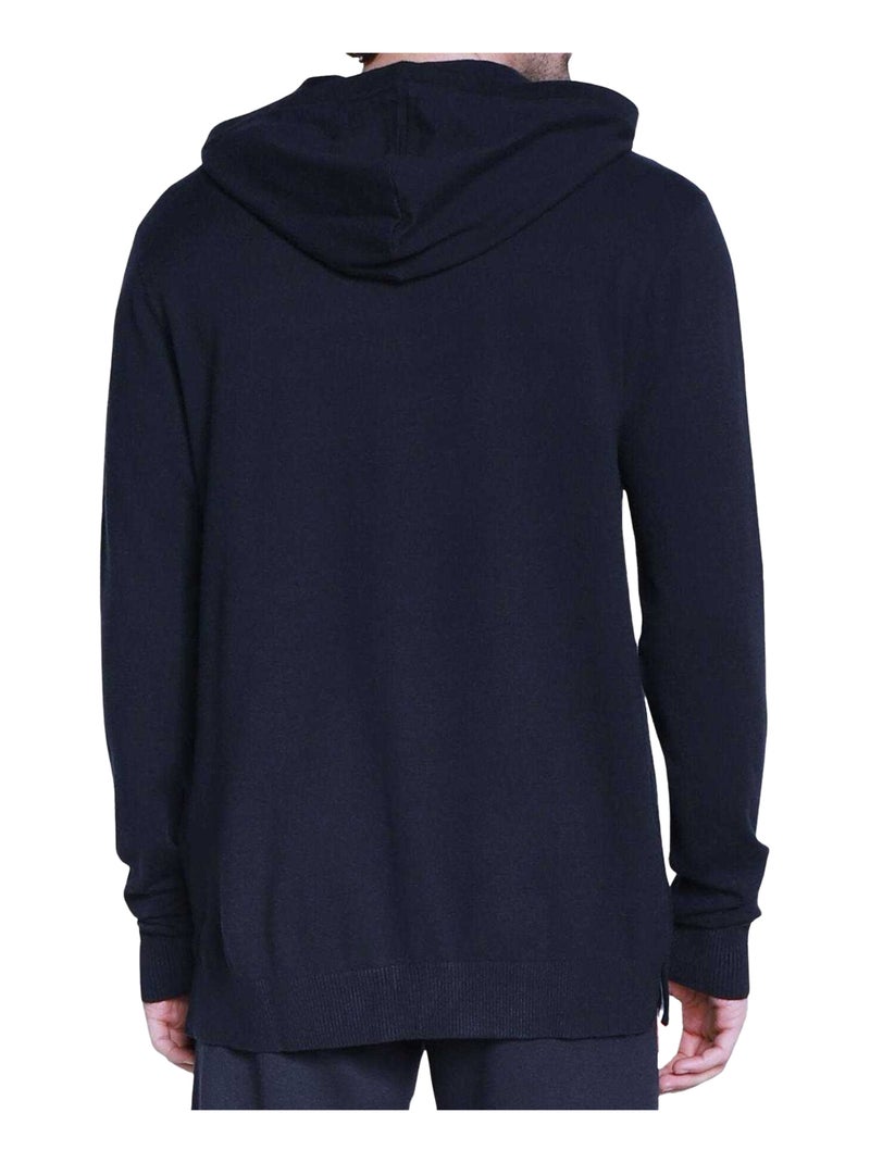 Tommy Hilfiger - Sweat à capuche motif/style Logo brodé Bleu marine - Kiabi