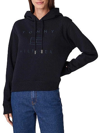 Tommy Hilfiger - Sweat à capuche motif/style Logo brodé