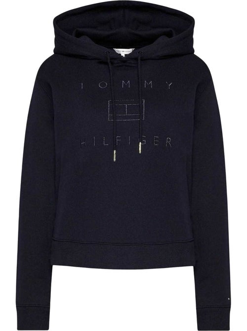 Tommy Hilfiger - Sweat à capuche motif/style Logo brodé - Kiabi