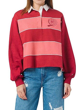 Tommy Hilfiger - Sweat manches larges motif/style Rugby