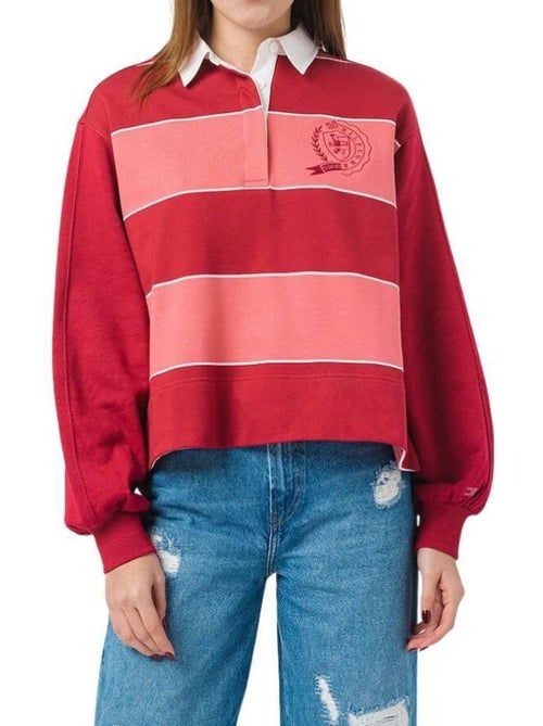 Tommy Hilfiger - Sweat manches larges motif/style Rugby - Kiabi Tommy Hilfiger - Sweat manches larges motif/style Rugby - Kiabi