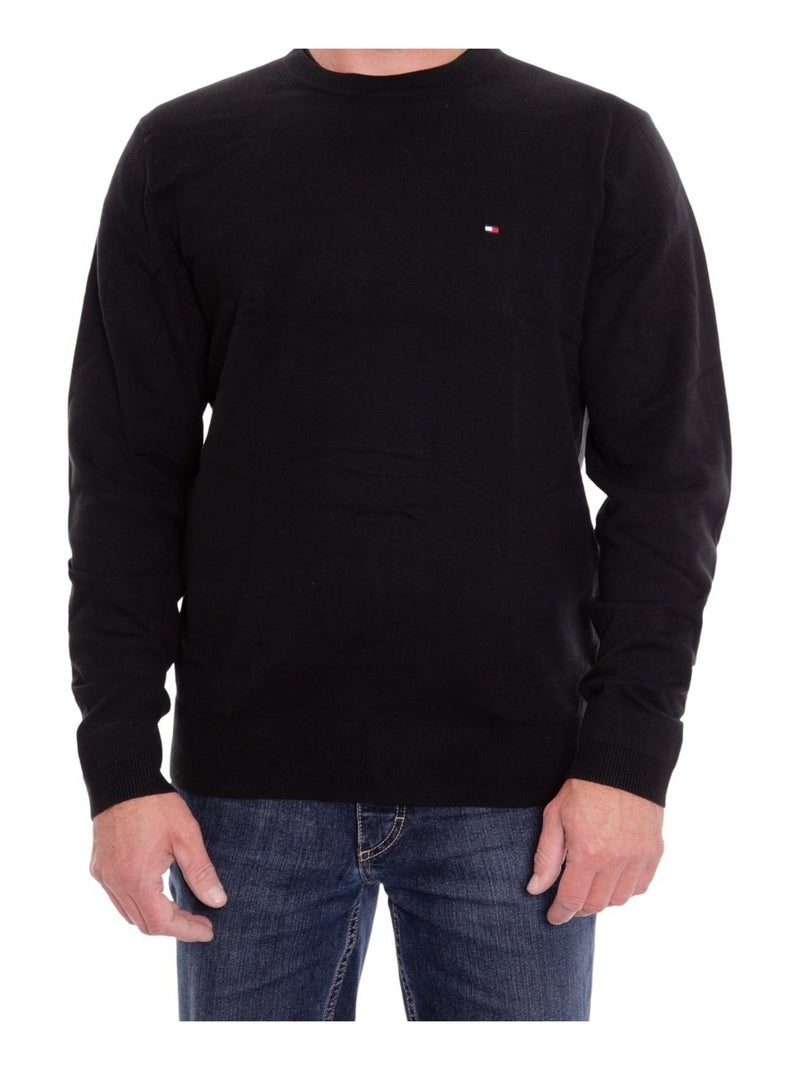 Tommy Hilfiger - Sweat motif/style uni Noir - Kiabi