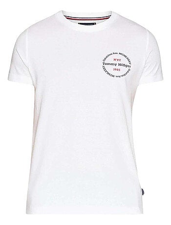 Tommy Hilfiger - T-shirt motif/style Logo dans cercle