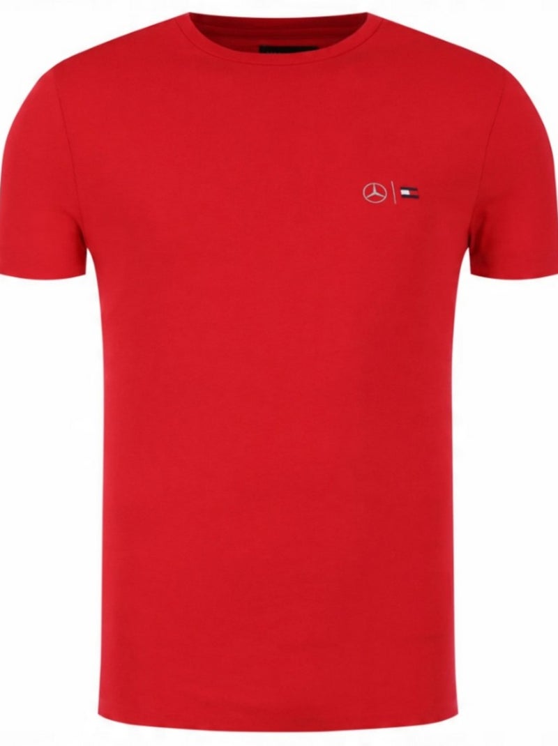 Tommy Hilfiger - T-shirt style Mercedes Rouge - Kiabi