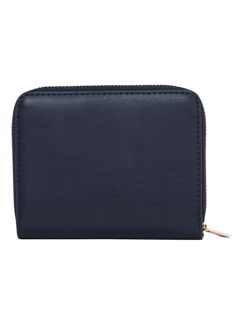 Tommy Hilfiger Portefeuille signature zippé Bleu - Kiabi