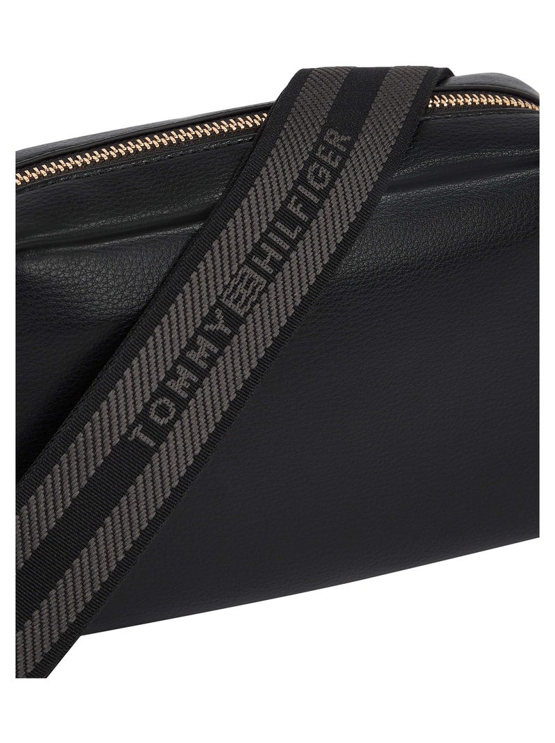 Tommy Hilfiger Sac Bandoulière Th Logotape Noir - Kiabi