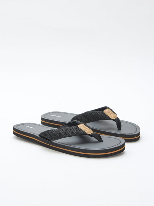 Tong à brides textile - Kiabi