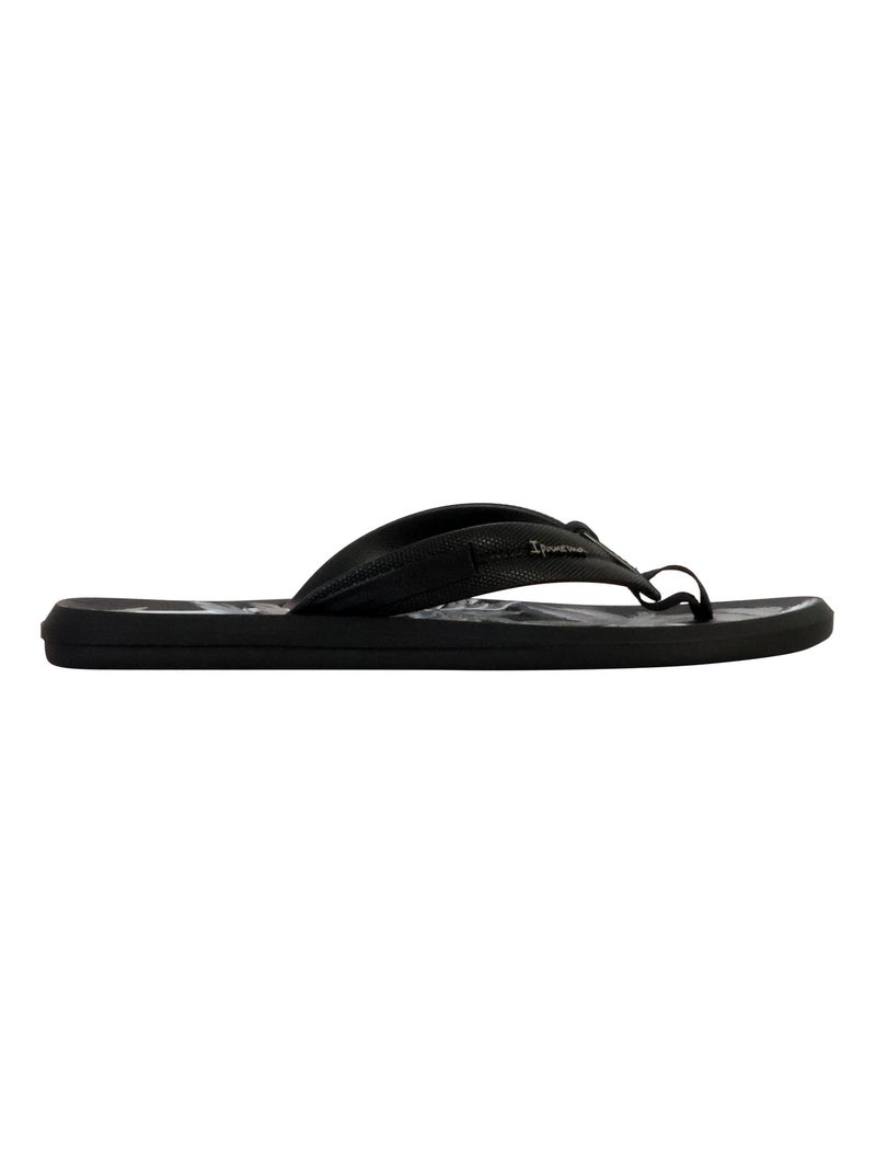 Tong à Enfiler Ipanema Urban Graphics Noir Gris anthracite - Kiabi