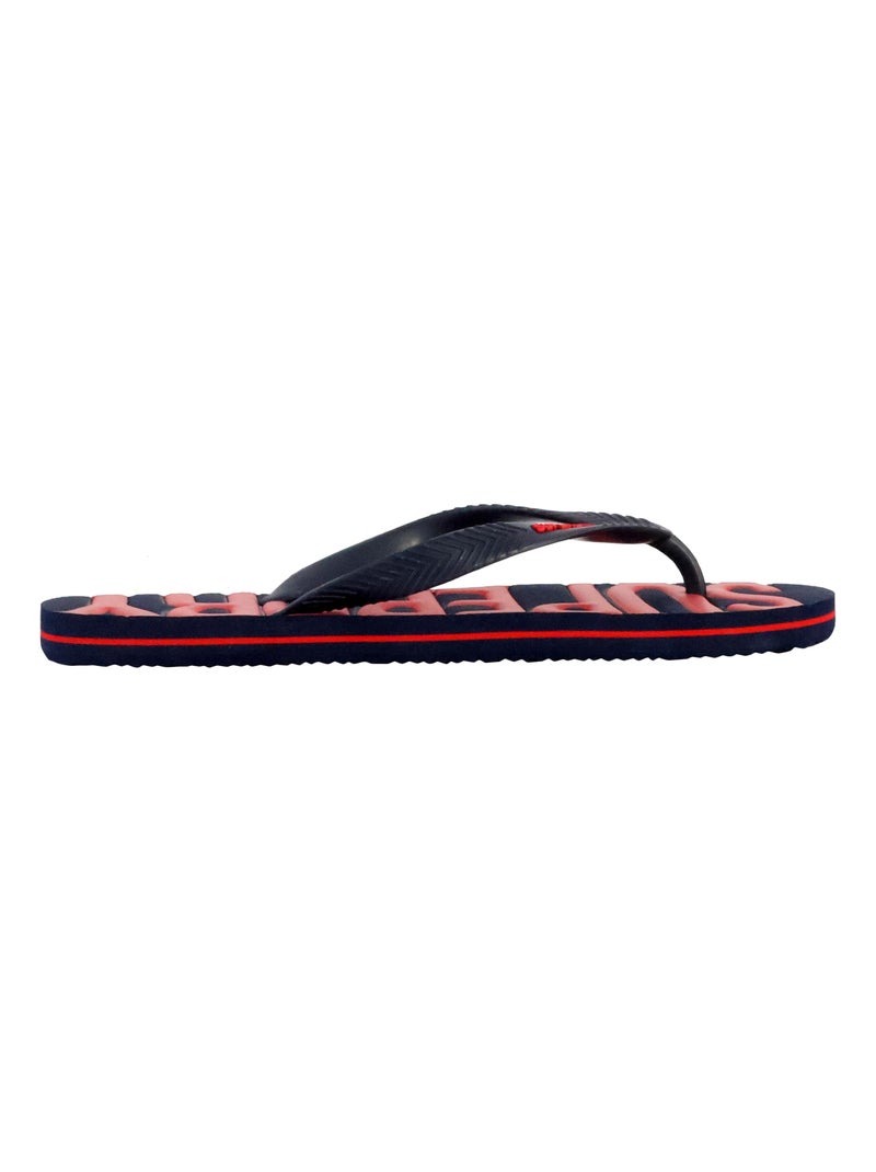 Tong à Enfiler Superdry Vintage Vegan Bleu - Kiabi