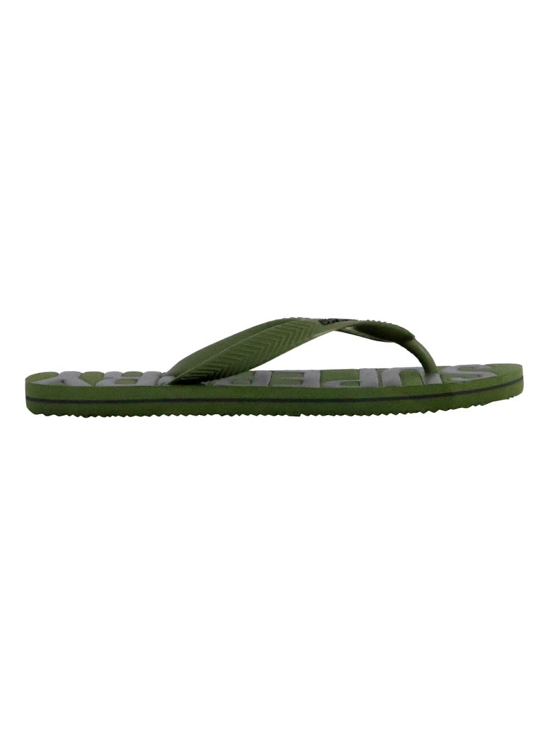 Tong à Enfiler Superdry Vintage Vegan Vert - Kiabi