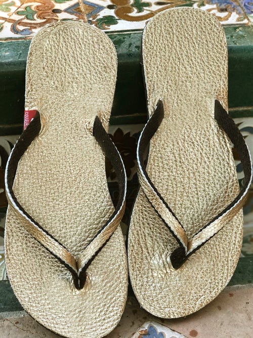 Tong collection BB Cuir - Kiabi
