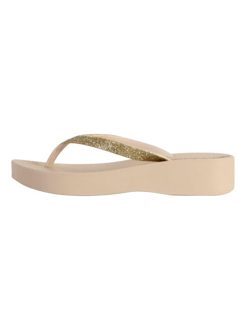 Tong Compensées à Enfiler Ipanema Mesh Chic Plat - Kiabi