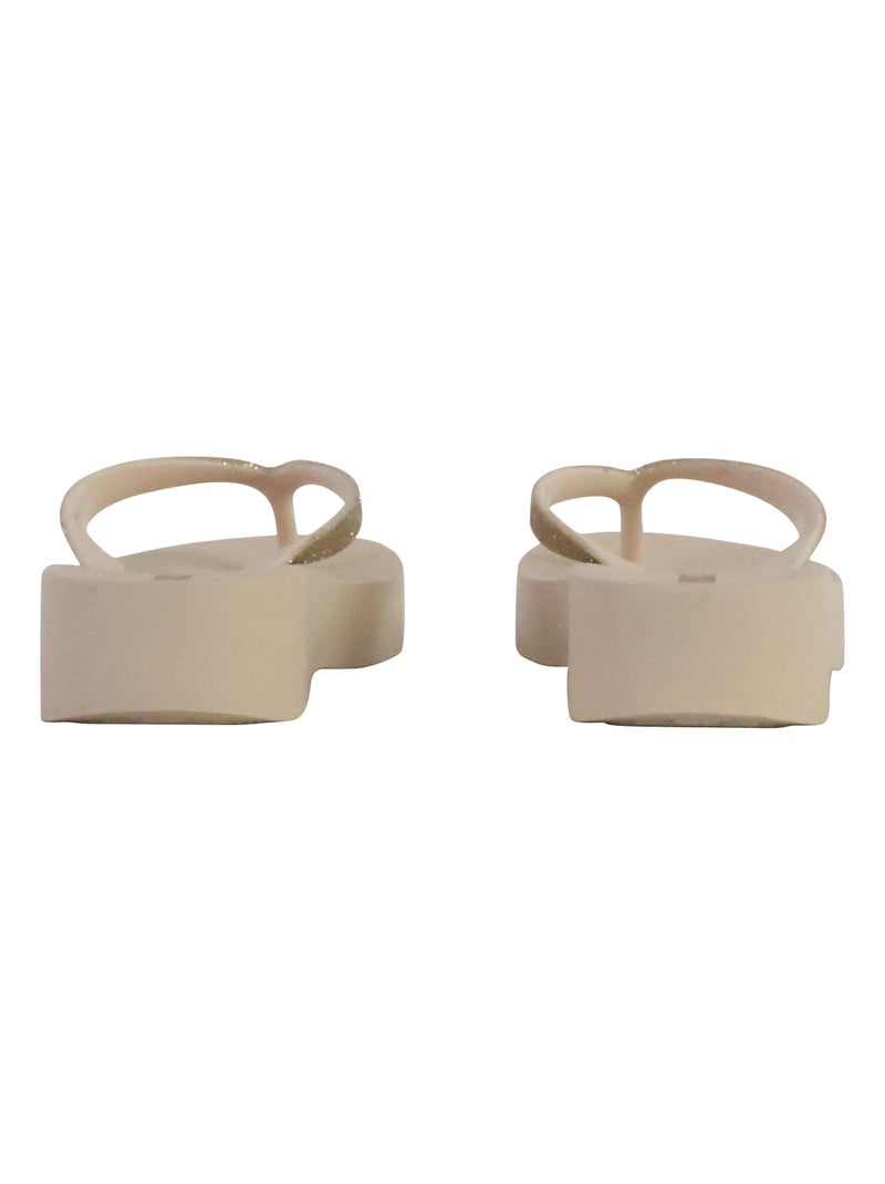 Tong Compensées à Enfiler Ipanema Mesh Chic Plat Beige - Kiabi