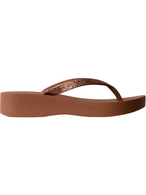 Tong Compensées à Enfiler Ipanema Mesh Chic Plat - Kiabi