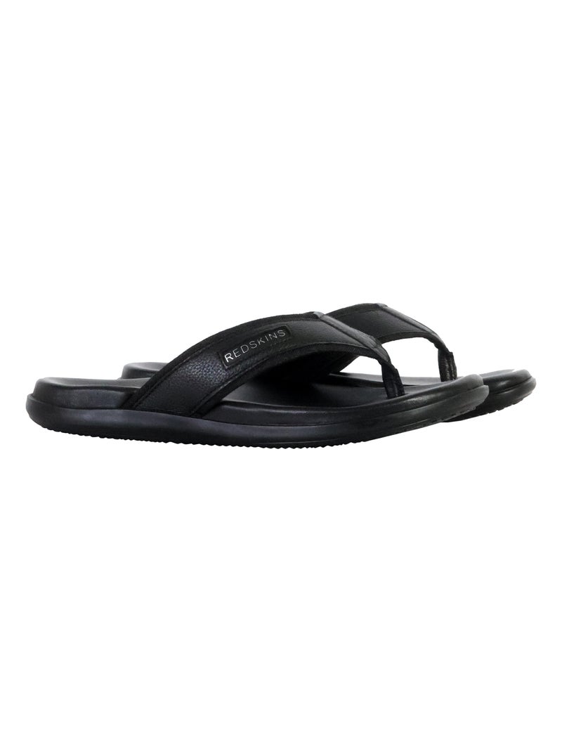 Tong Cuir Redskins Anakin Noir - Kiabi