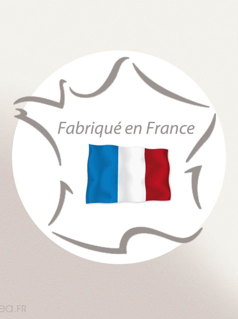 Tong cuir tanage végétal collection TIARE Ecru - Kiabi