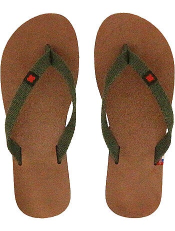 Tong cuir tanage végétal collection TIARE