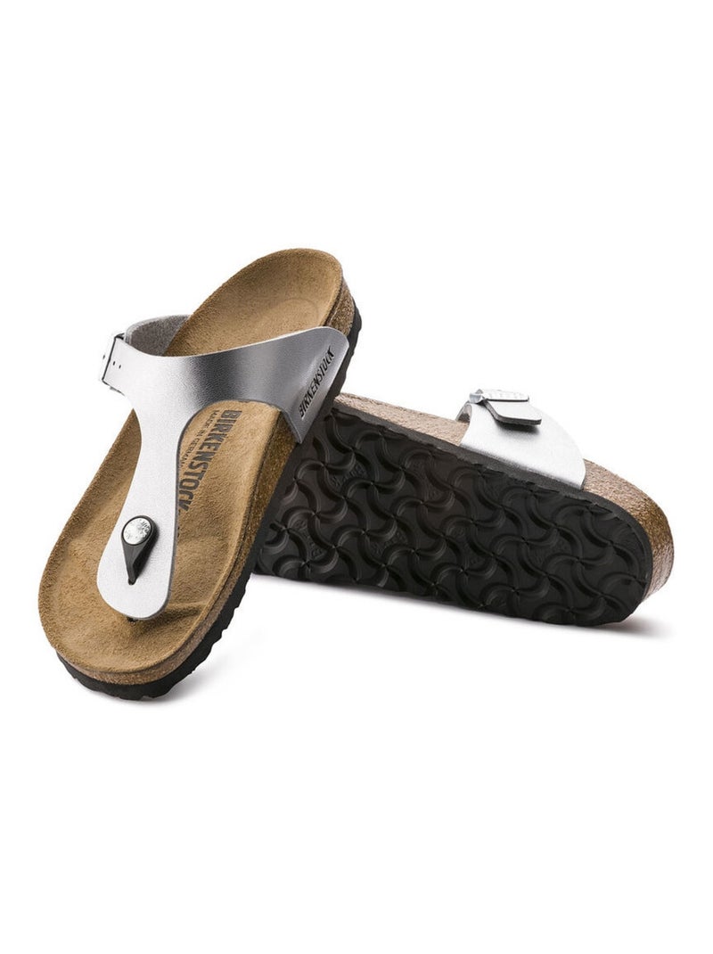 Tong en Synthétique Birkenstock Argent - Kiabi