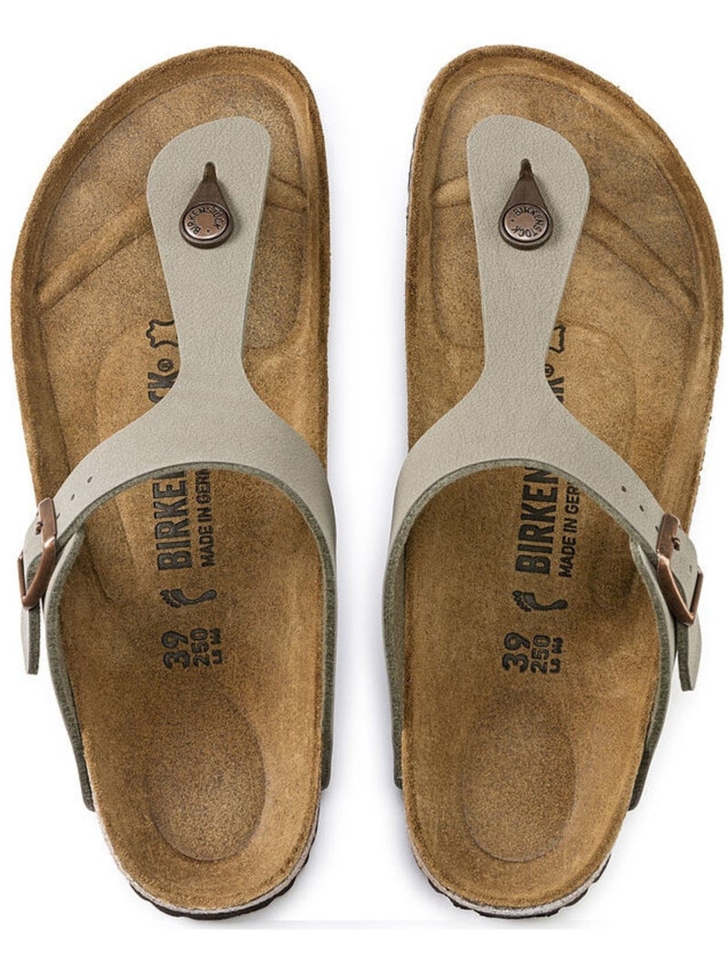 Tong en Synthétique Birkenstock Beige - Kiabi
