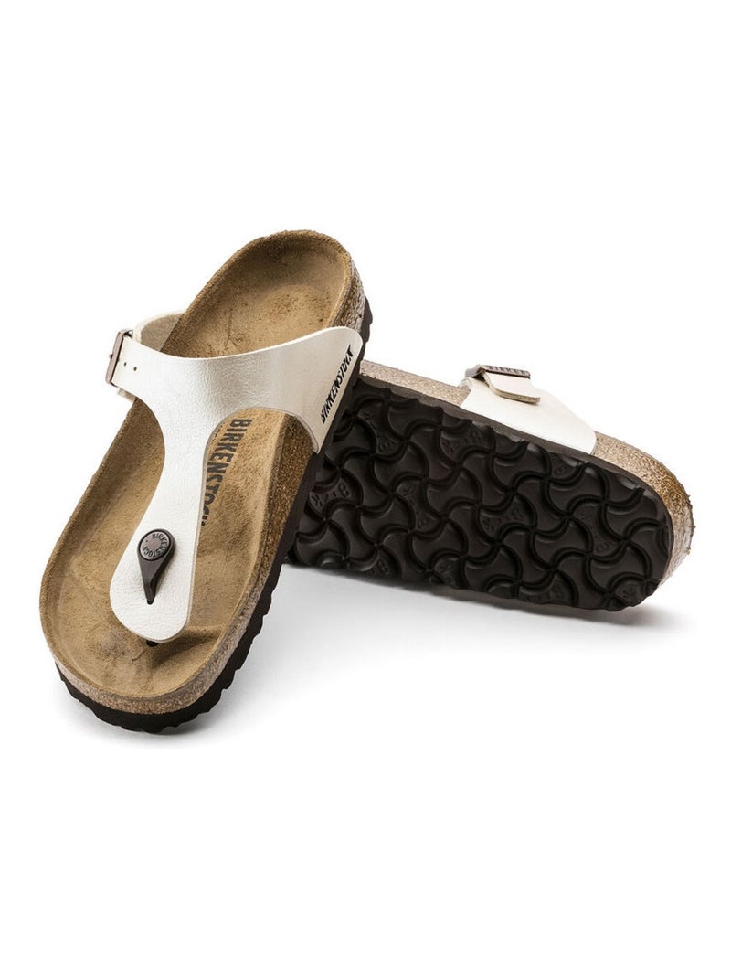 Tong en Synthétique Birkenstock Blanc - Kiabi