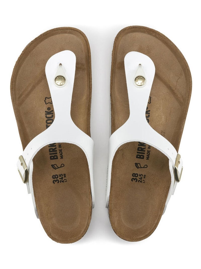 Tong en Synthétique Birkenstock Blanc - Kiabi