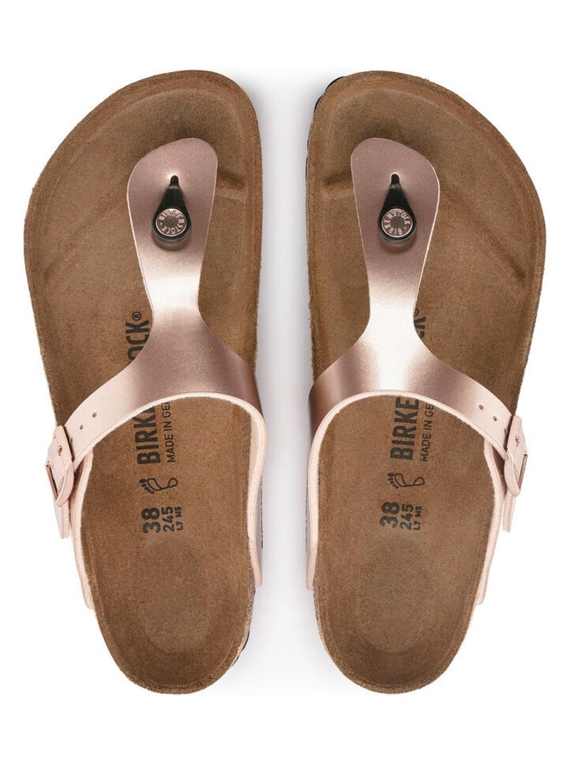 Tong en Synthétique Birkenstock Doré/or - Kiabi