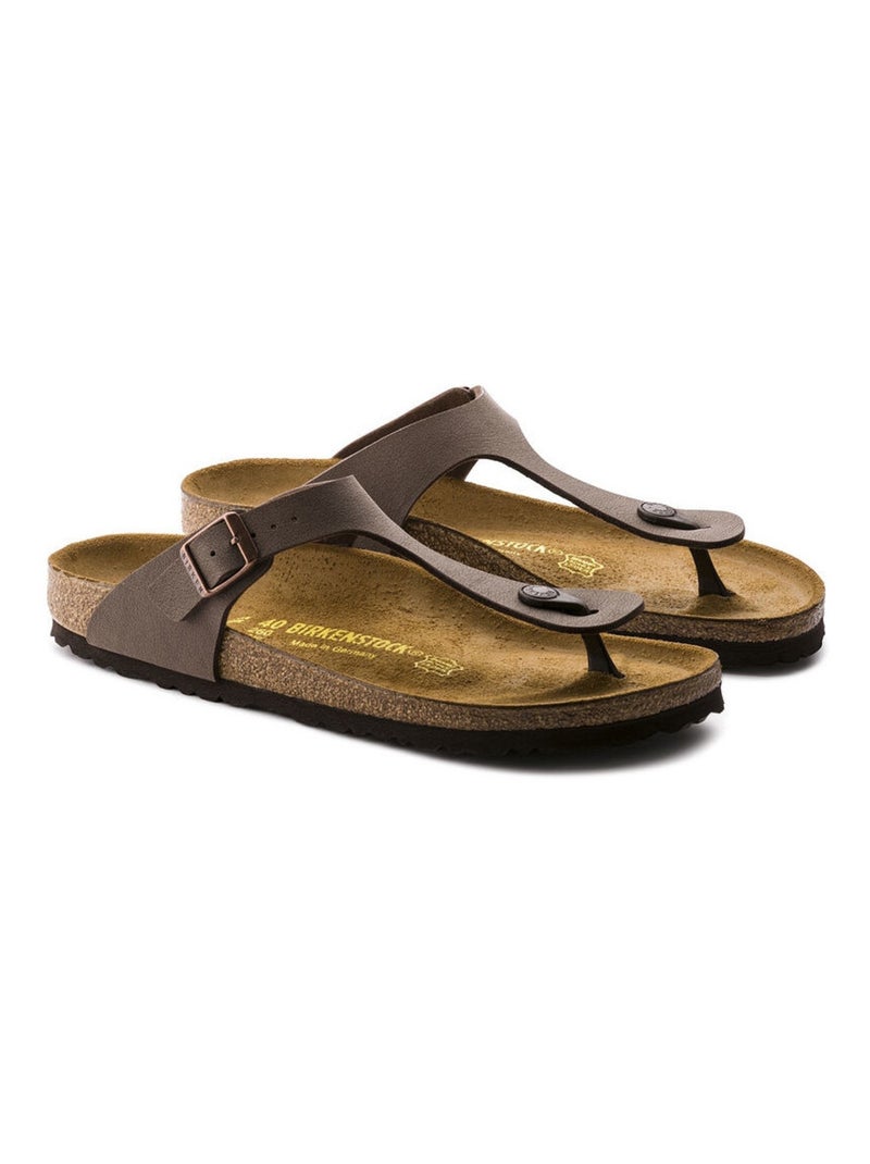 Tong en Synthétique Birkenstock Marron - Kiabi
