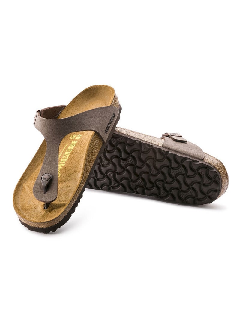 Tong en Synthétique Birkenstock Marron - Kiabi