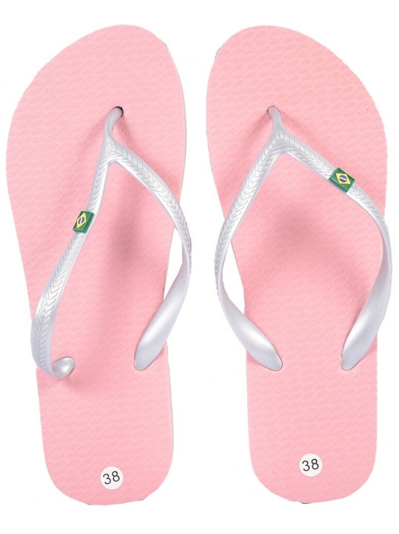 Tong Femme Mode Rose - Kiabi