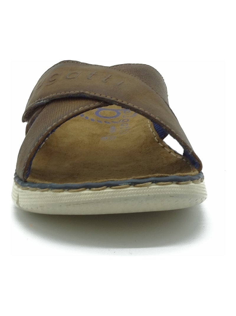 Tong Homme Bugattishoes Marron - Kiabi