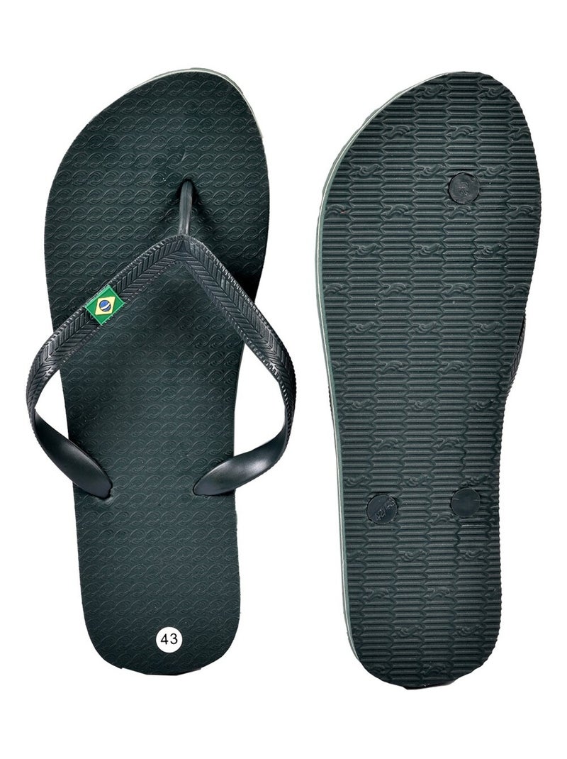 Tong Homme Mode BRASIL Kaki - Kiabi