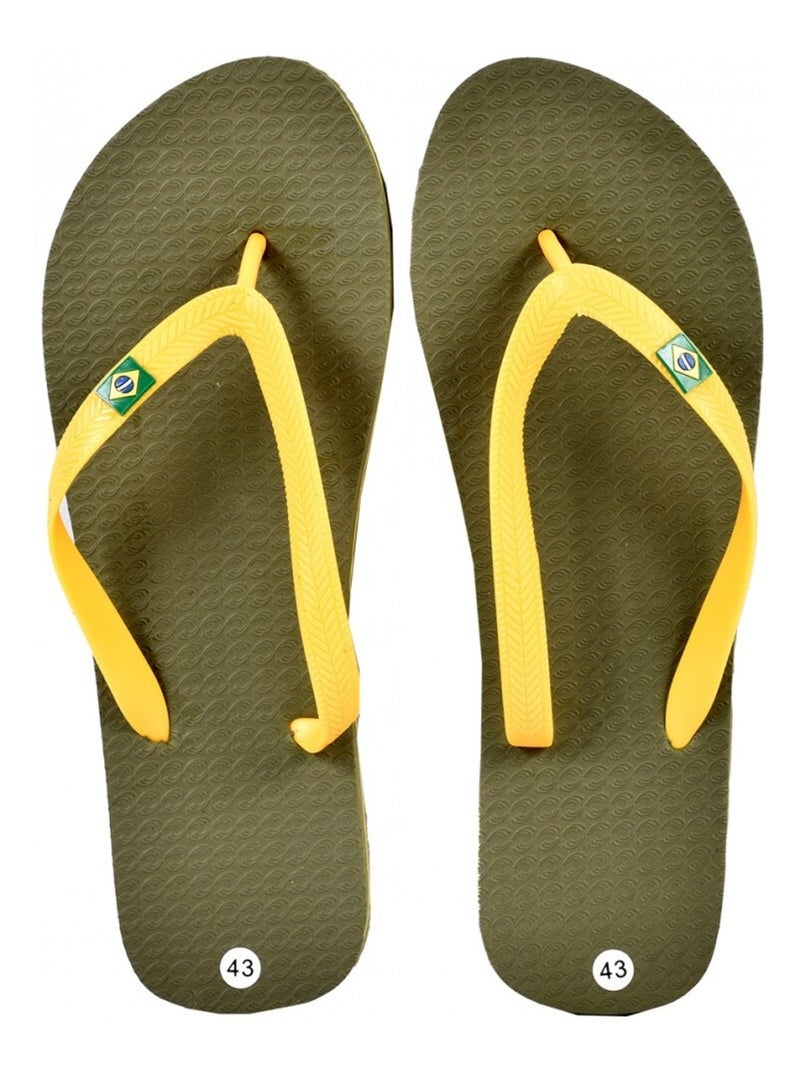 Tong Homme Mode Kaki - Kiabi