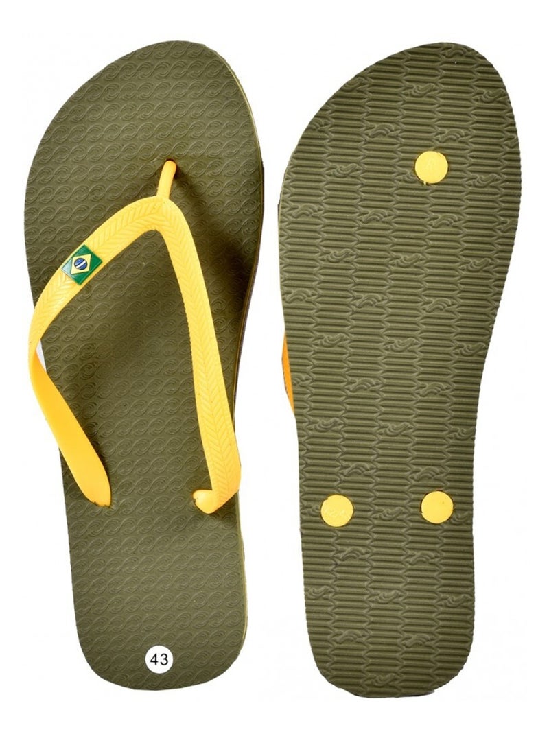 Tong Homme Mode Kaki - Kiabi