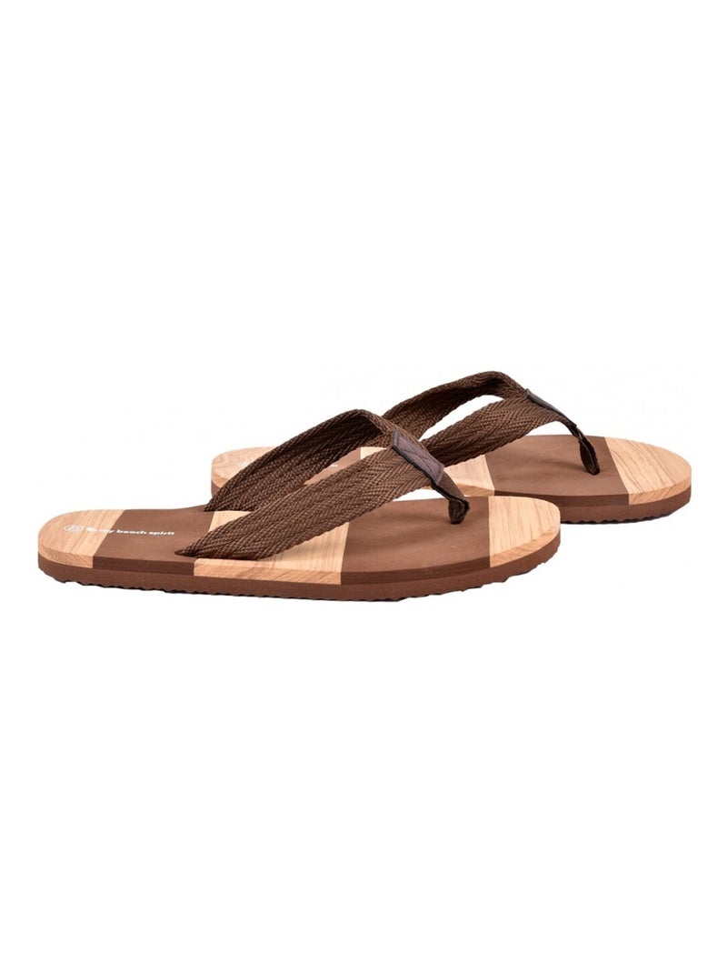Tong Homme Mode Marron - Kiabi