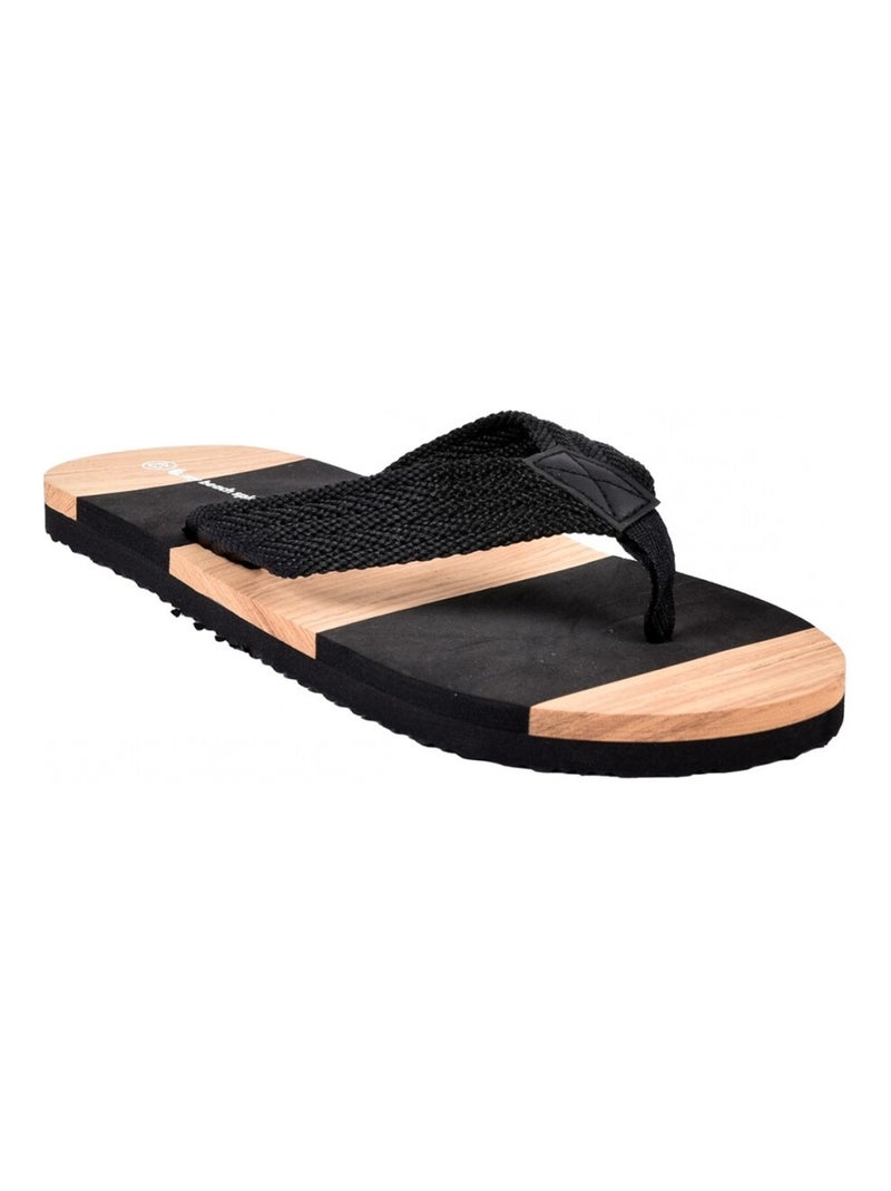 Tong Homme Mode Noir - Kiabi